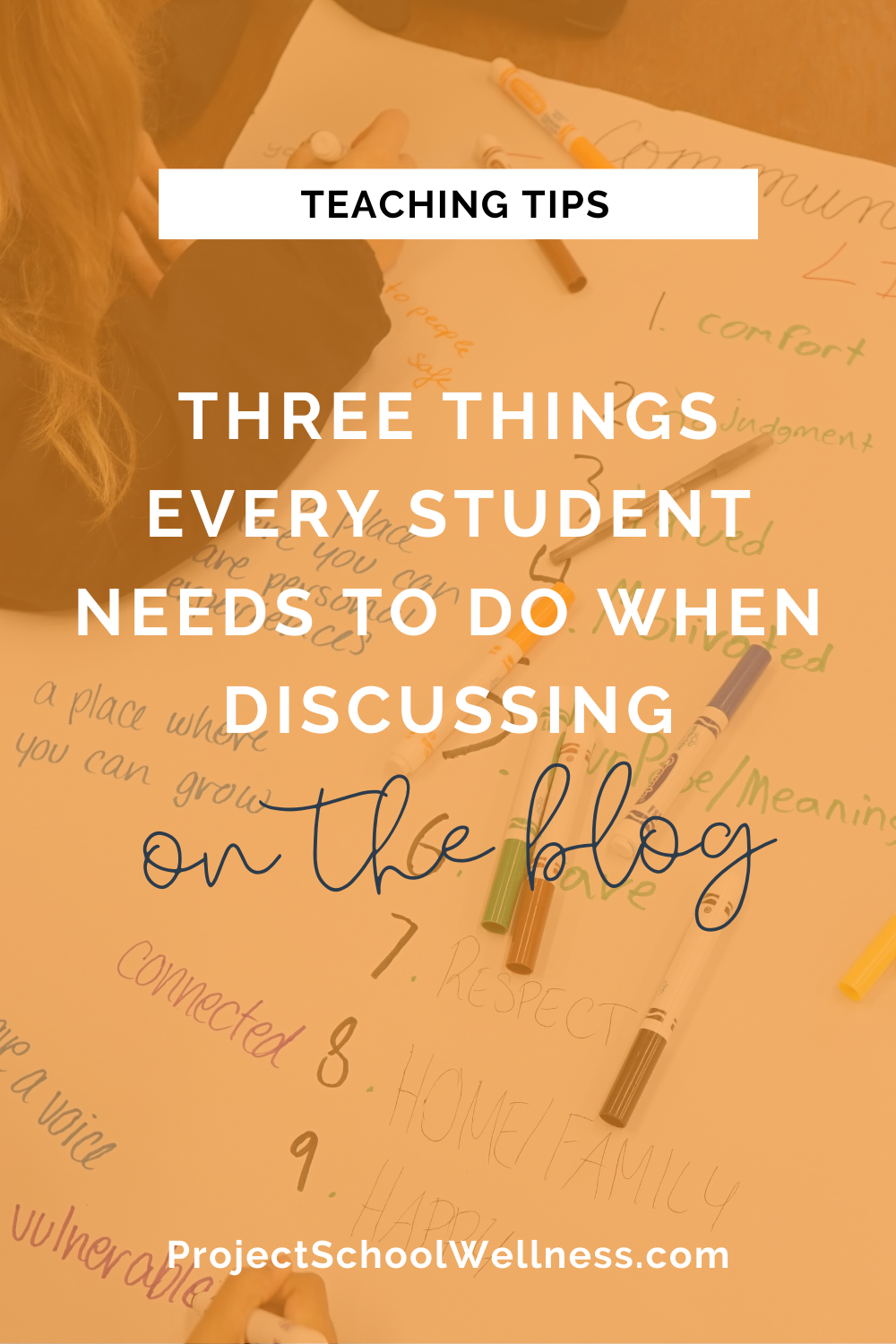 Health Education Blog - Three things EVERY students need to do when discussion - Teaching tips for better classroom discussion - Project School Wellness