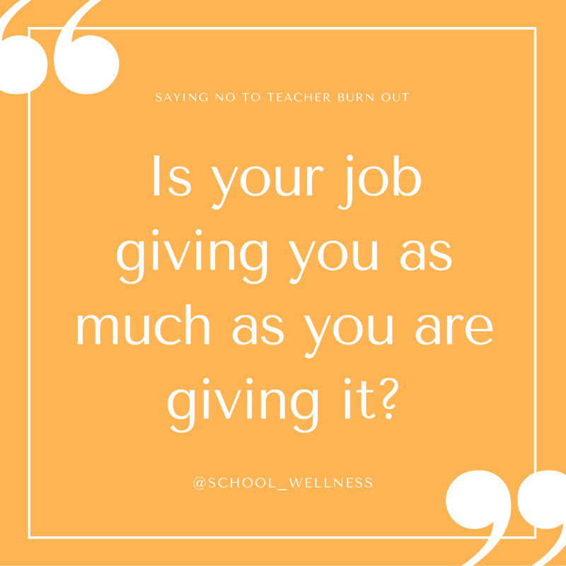 Is your job giving you as much as you are giving it-