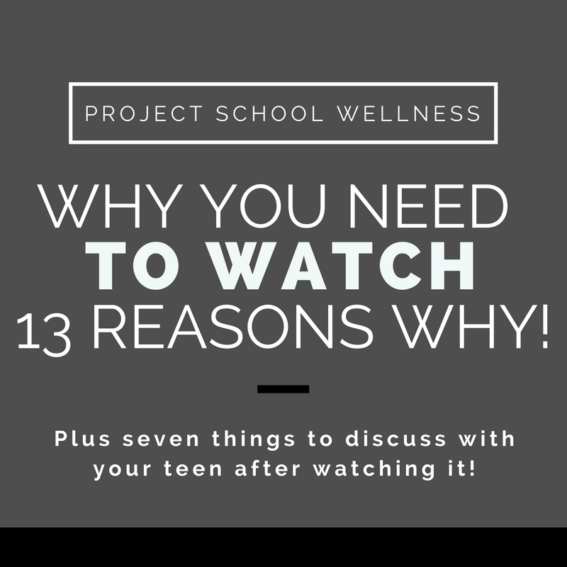 There's really only one reason you NEED to watch 13 Reasons Why, plus seven things to discuss after watching it with you teen. Click to see why you need to watch Netflix's latest phenomena!