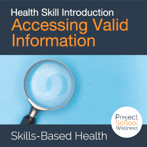 PSW Store - Health Education Skill Intro - Accessing Valid Infor