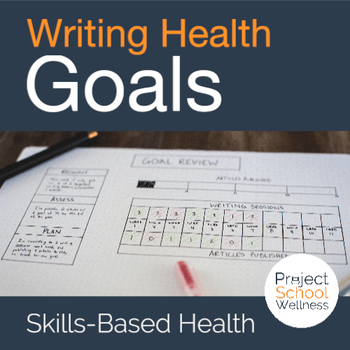 PSW Store -Writing Health Goals